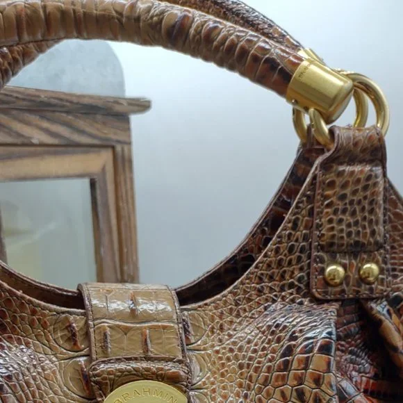 Brahmin 🌲Dagny Satchel Toasted Almond - Picture 4 of 11